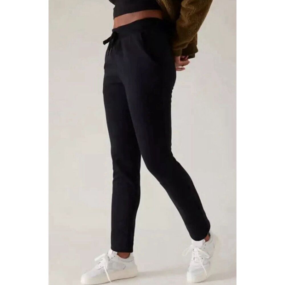 Athleta Cozy Karma Zip Pants XS NWT | Gorpcore cabin core Fleece